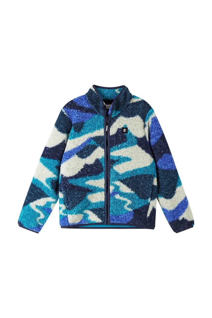 Reima bluza rozpinana dziecięca polarowa Tupsis 5200476A.9BY2 niebieski AW26