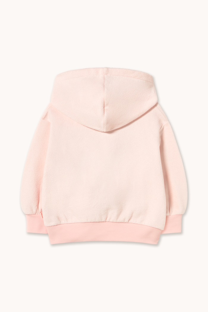 Tinycottons Bluza z kapturem dziecięca bawełniana TINY DAISY GRAPHIC HOODIE AW26.435 różowy AW26