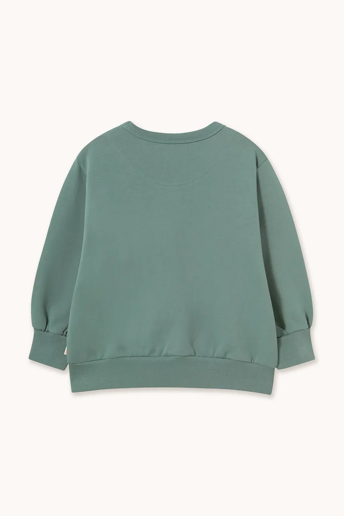 Tinycottons mikina dětská bavlněná TWO DOGS GRAPHIC SWEATSHIRT AW26.438 tyrkysová AW26