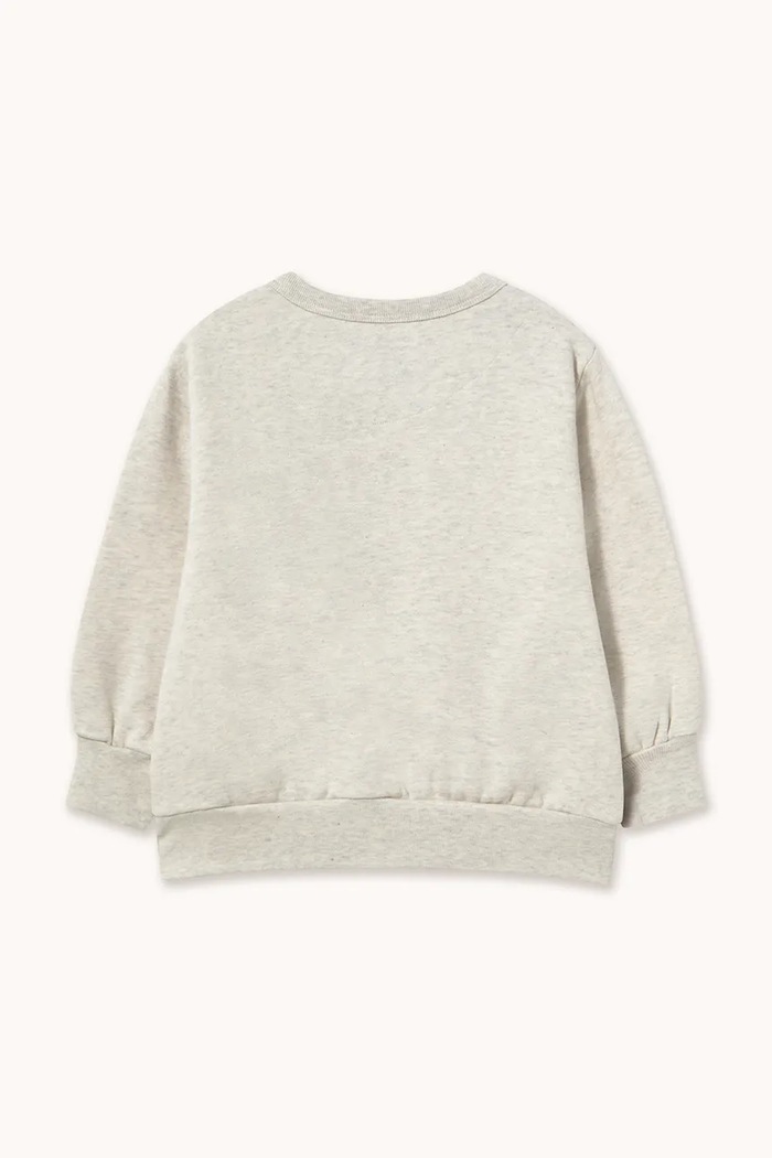 Tinycottons mikina dětská bavlněná TINY TEA ROOM GRAPHIC SWEATSHIRT AW26.436 bílá AW26