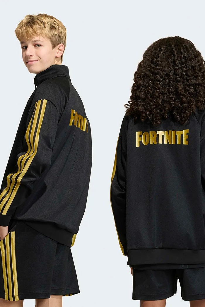 Chłopiec adidas bluza rozpinana dziecięca FORTNITE HZ0905 czarny