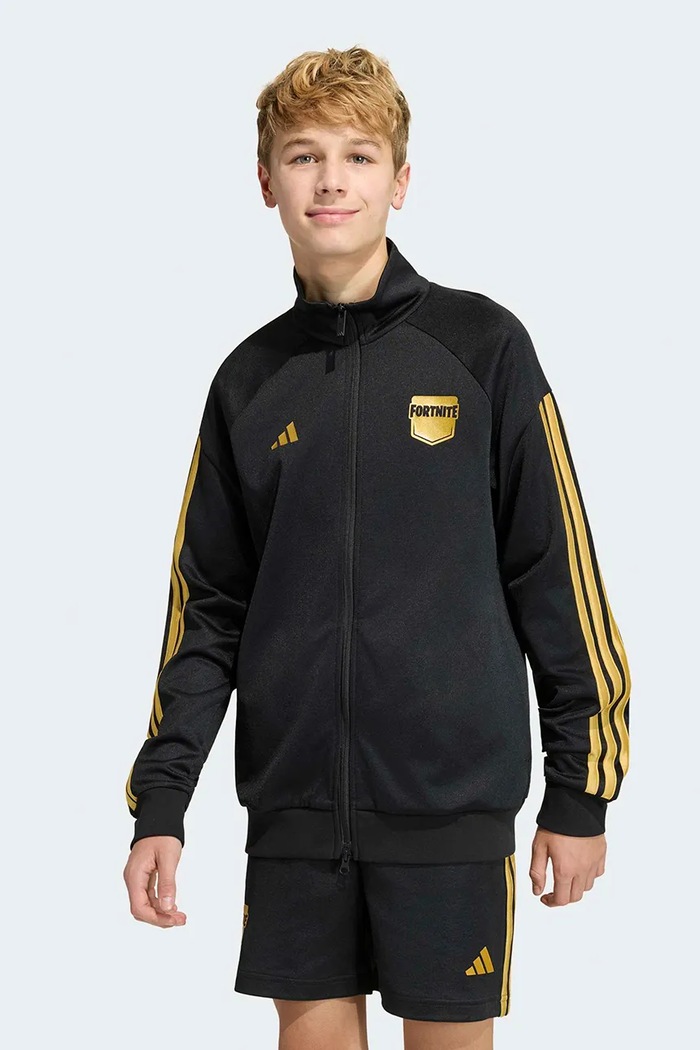 adidas bluza rozpinana dziecięca FORTNITE czarny HZ0905
