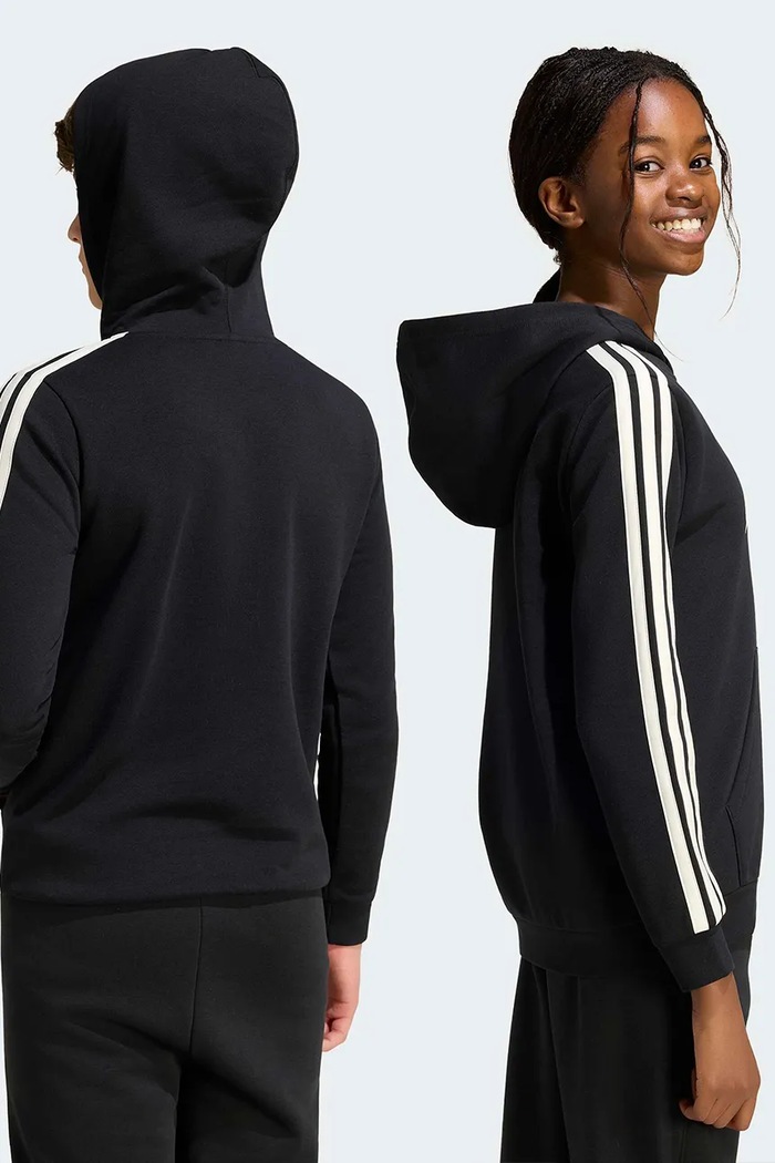Chłopiec adidas bluza z kapturem dziecięca z bawełną KE1635 czarny