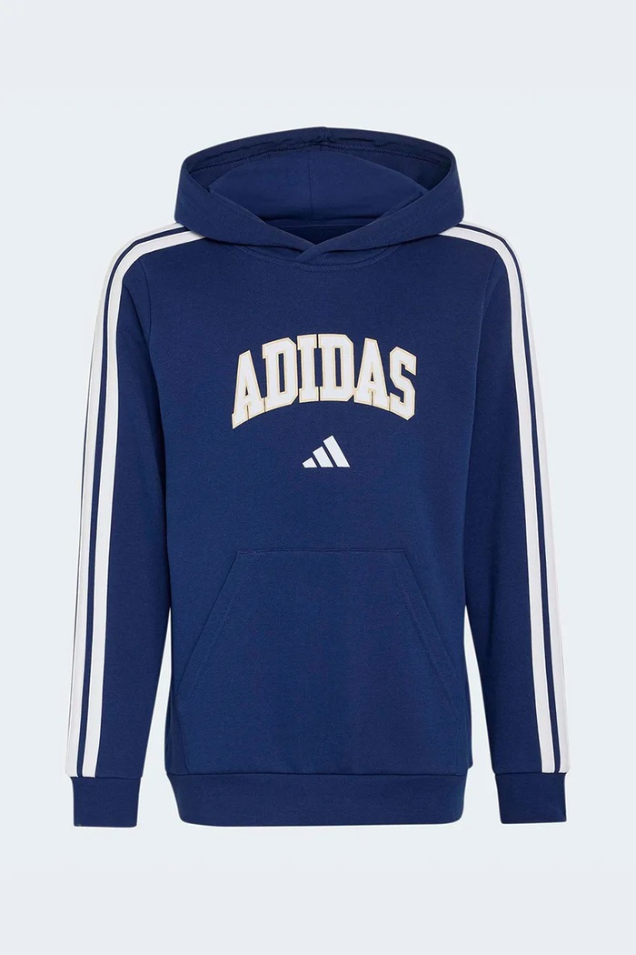 adidas bluza z kapturem dziecięca z bawełną KE1634 niebieski AW26
