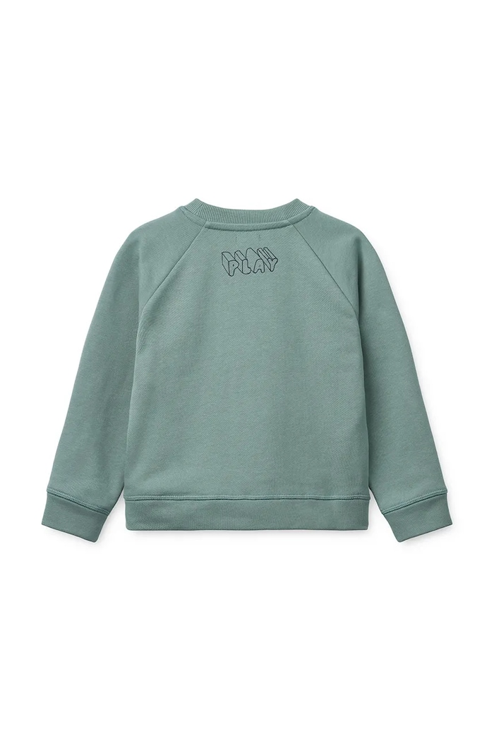 Chłopiec Liewood bluza dziecięca bawełniana Orson Sweatshirt LW20900.9BY2 zielony