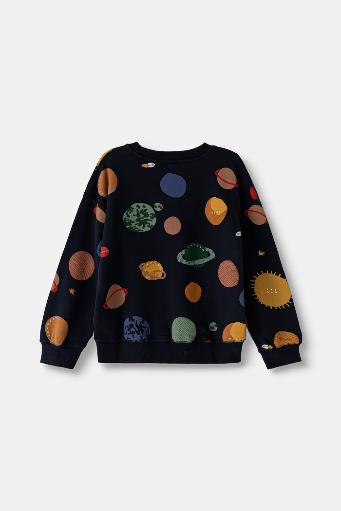 Liewood кофта для детей из хлопка Ridley Printed Sweatshirt LW20989.9BY2 тёмно-синий AW26
