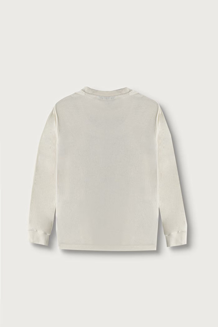Napapijri Longsleeve dziecięcy bawełniany S-ELLIS LS NP0A8BJKN1A1.134.172 beżowy AW26