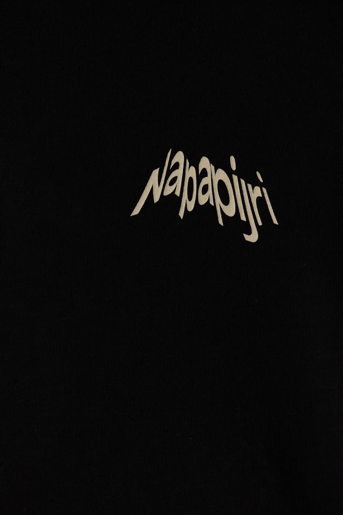 Chłopiec Napapijri Longsleeve dziecięcy bawełniany S-ELLIS LS NP0A8BJK9411.134.172 czarny