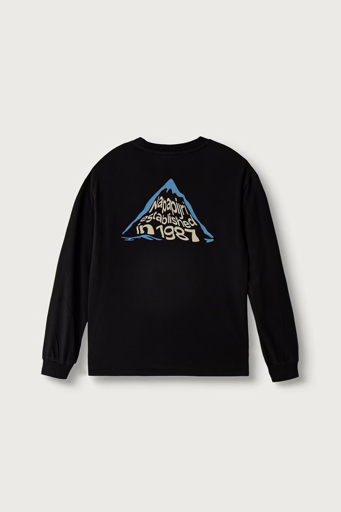 Napapijri Longsleeve dziecięcy bawełniany S-ELLIS LS NP0A8BJK9411.122.128 czarny AW26