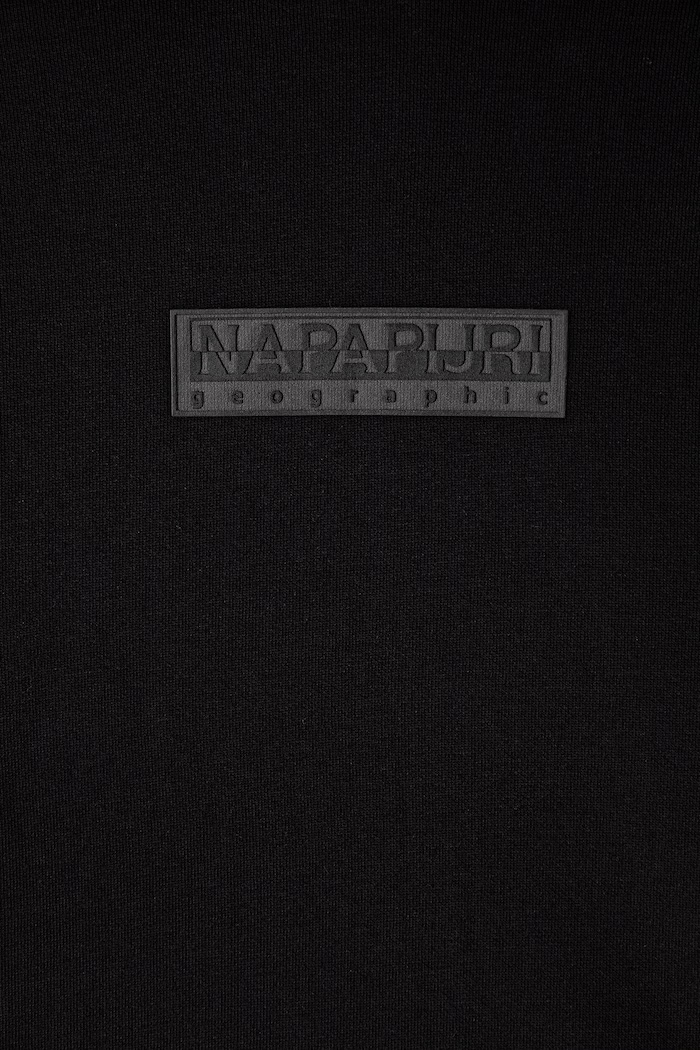 Chłopiec Napapijri Bluza z kapturem dziecięca z bawełną B-NEW BOX LOGO H W NP0A8BA99411.134.172 czarny