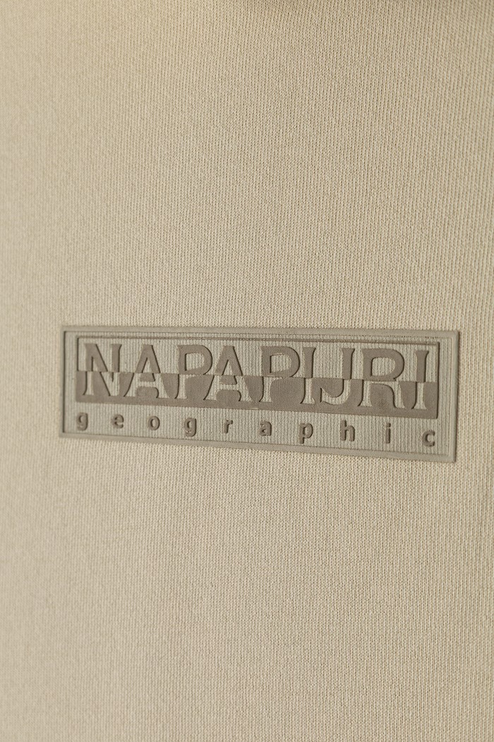Chłopiec Napapijri Bluza z kapturem dziecięca z bawełną B-NEW BOX LOGO H W NP0A8BA9N5E1.134.172 beżowy