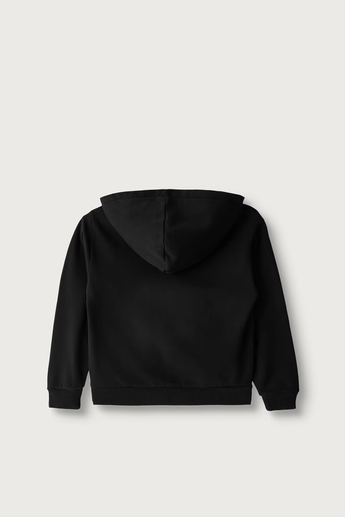 Chłopiec Napapijri Bluza z kapturem dziecięca z bawełną B-NEW BOX LOGO H W NP0A8BA99411.122.128 czarny