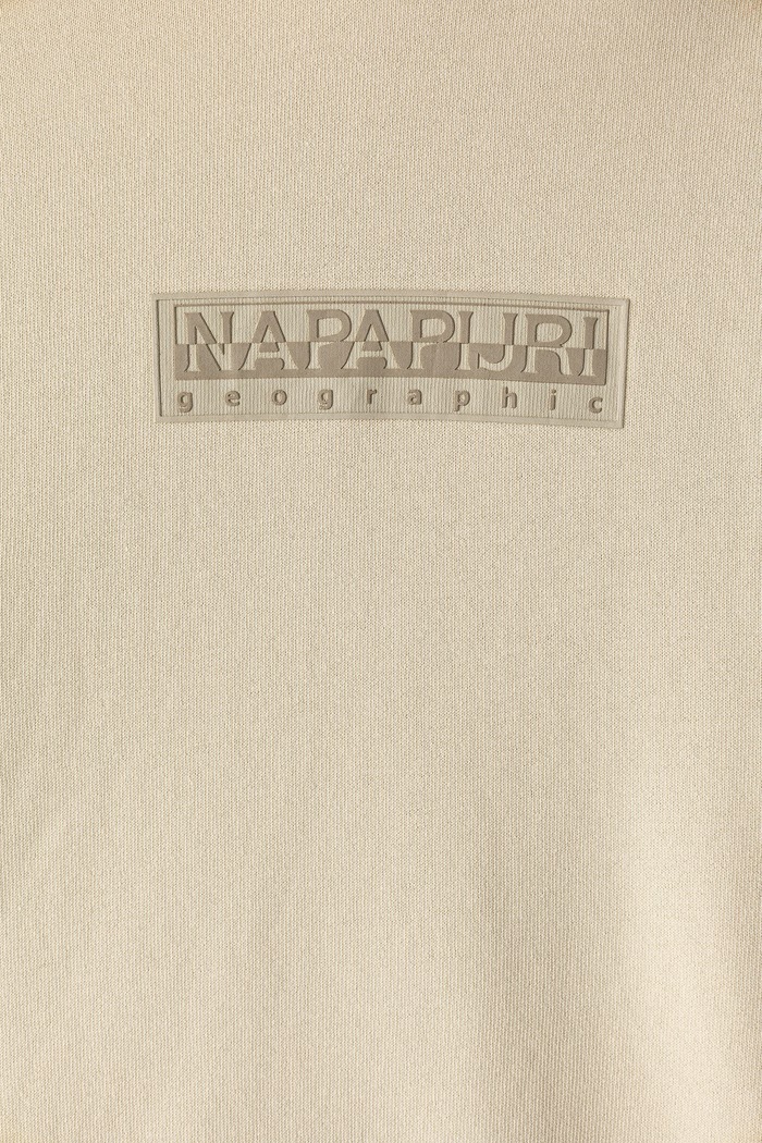 Chłopiec Napapijri Bluza z kapturem dziecięca z bawełną B-NEW BOX LOGO H W NP0A8BA9N5E1.122.128 beżowy