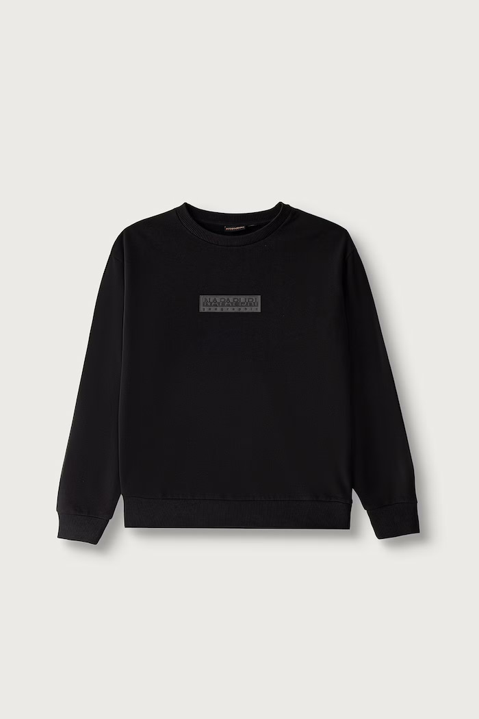 Napapijri Bluza dziecięca z bawełną B-NEW BOX LOGO C W czarny NP0A8B3K9411.134.172