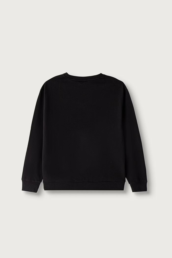 Napapijri Bluza dziecięca z bawełną B-NEW BOX LOGO C W NP0A8B3K9411.134.172 czarny AW26