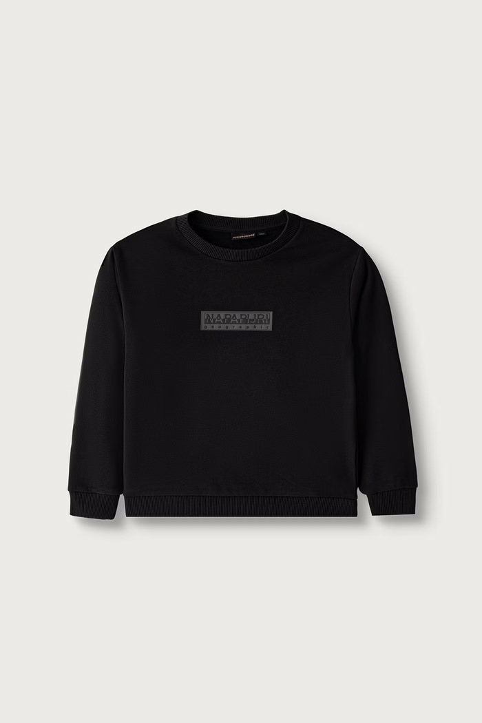 Napapijri Bluza dziecięca z bawełną B-NEW BOX LOGO C W czarny NP0A8B3K9411.122.128