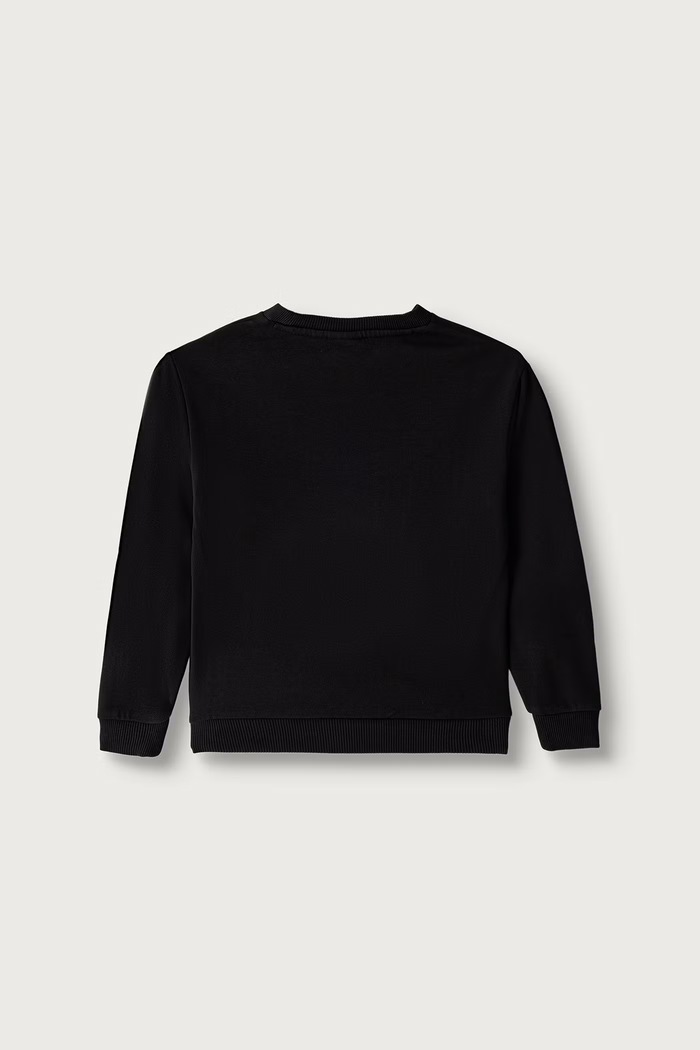 Napapijri Bluza dziecięca z bawełną B-NEW BOX LOGO C W NP0A8B3K9411.122.128 czarny AW26