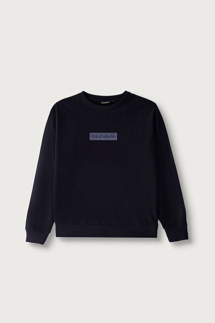 Napapijri Bluza dziecięca z bawełną B-NEW BOX LOGO C W granatowy NP0A8B3K1761.134.172