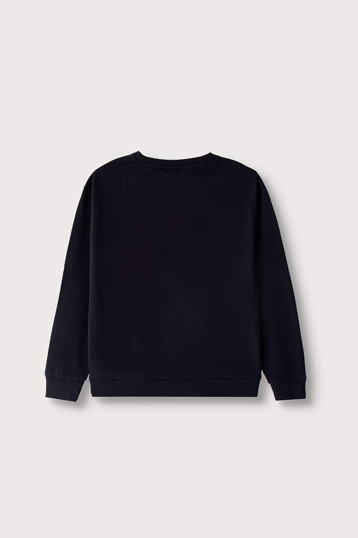 Napapijri Bluza dziecięca z bawełną B-NEW BOX LOGO C W NP0A8B3K1761.134.172 granatowy AW26