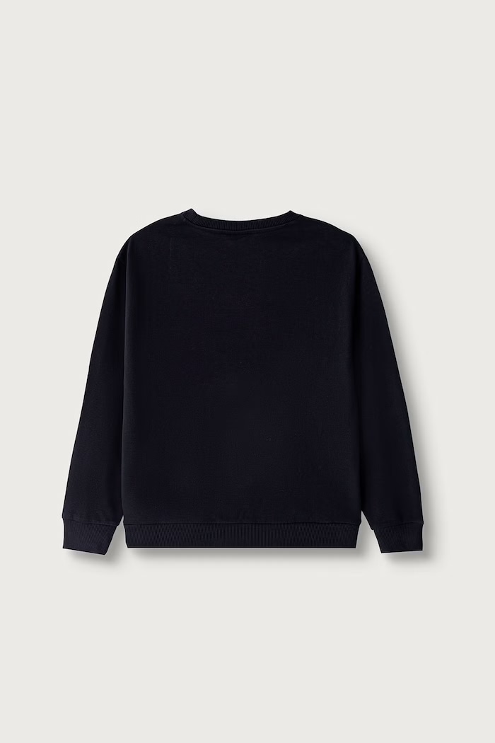 Napapijri Bluza dziecięca z bawełną B-NEW BOX LOGO C W NP0A8B3K1761.134.172 granatowy AW26