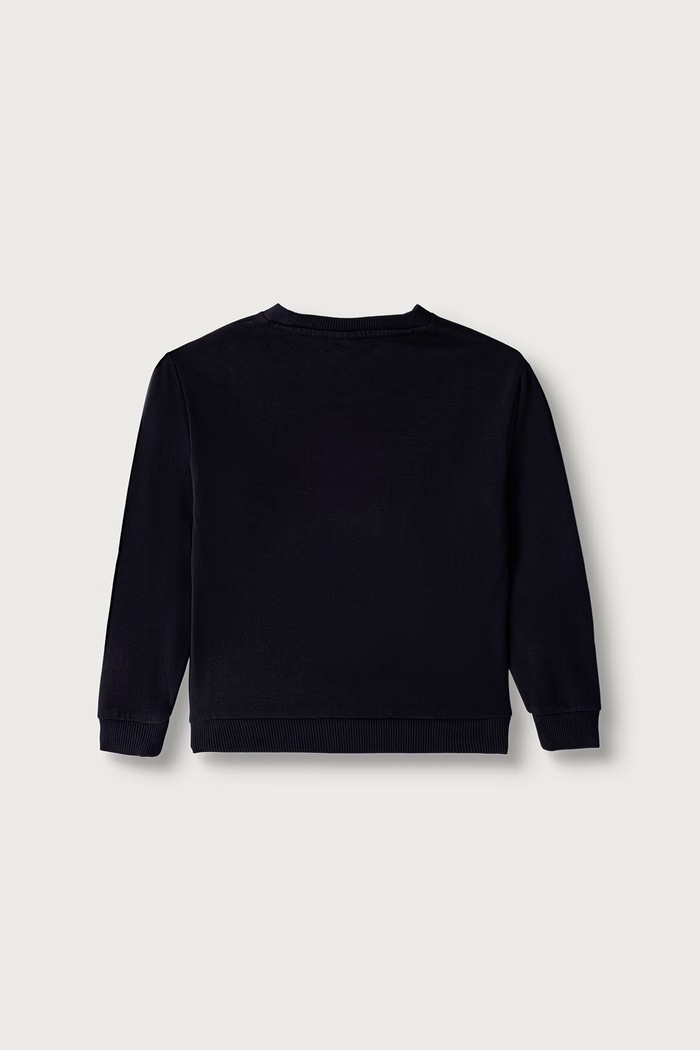 Napapijri Bluza dziecięca z bawełną B-NEW BOX LOGO C W NP0A8B3K1761.122.128 granatowy AW26