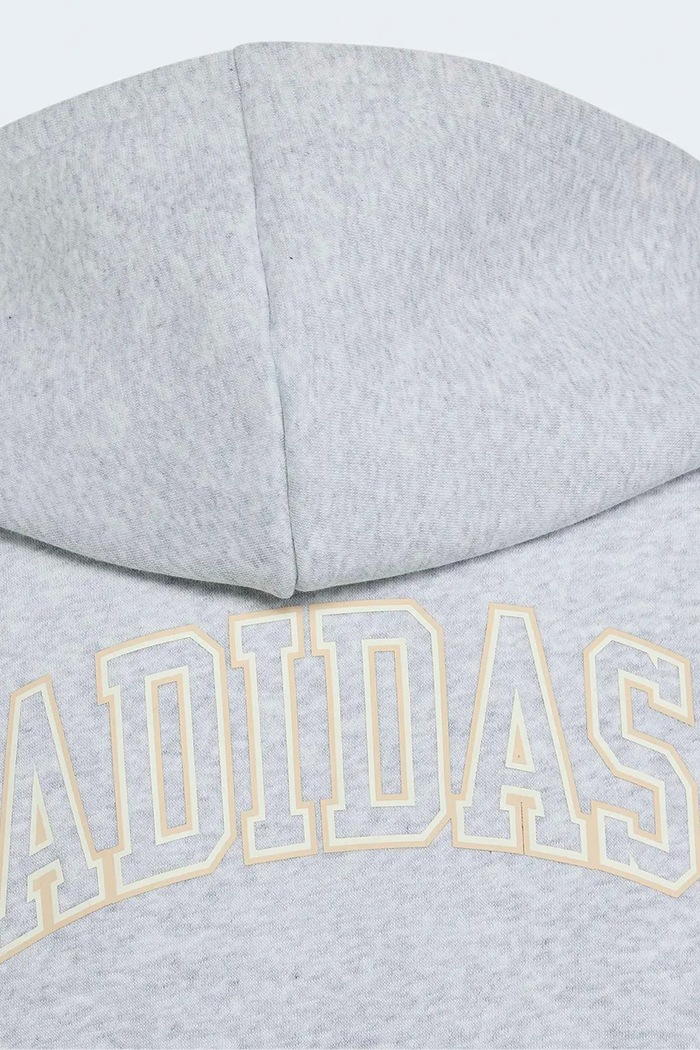Chłopiec adidas bluza rozpinana z kapturem dziecięca z bawełną KS5139 szary