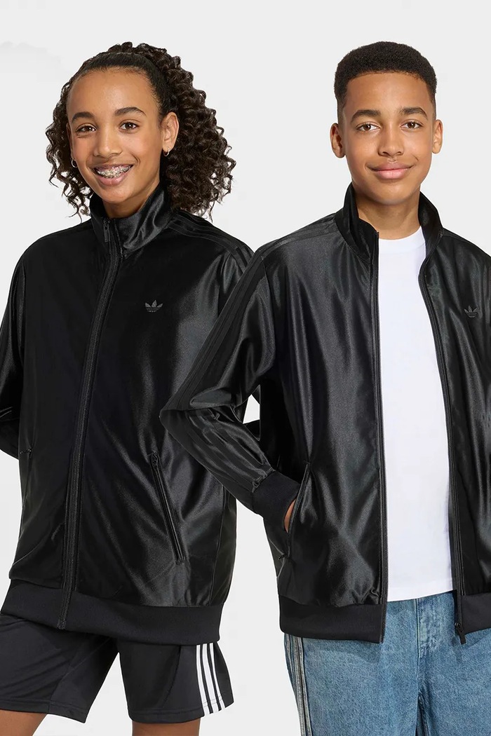 adidas Originals Felpa con cerniera per bambini nero KR6562