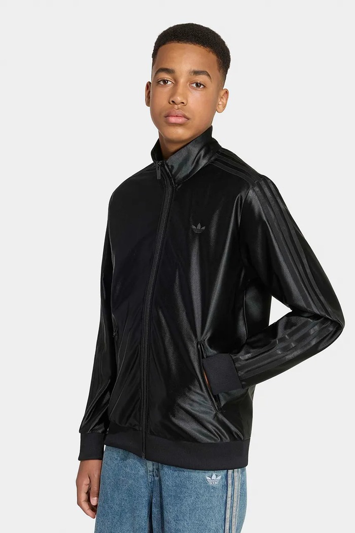 Felpa con cerniera per bambini adidas Originals KR6562 nero