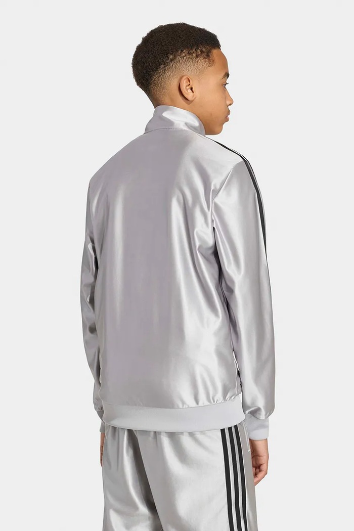 Mikina na zips detská adidas Originals sivá IA2221