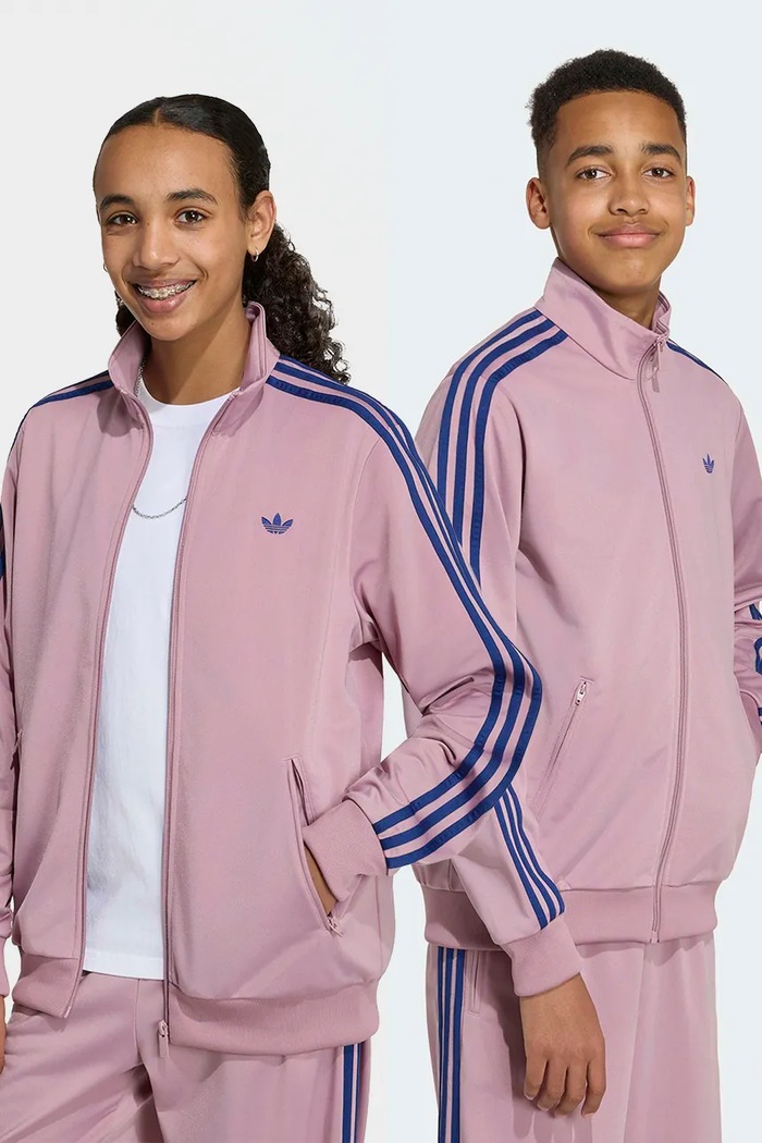 adidas Originals Felpa con cerniera per bambini violetto HZ6641
