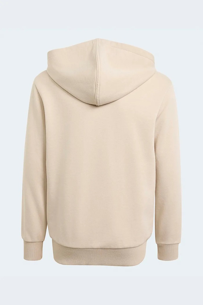 adidas Μπλούζα με κουκούλα παιδική με βαμβάκι KT3376 μπεζ AW26