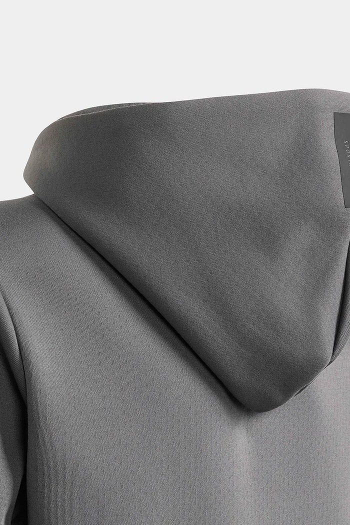 Chlapec adidas Mikina na zips s kapucňou detská KY6295 sivá