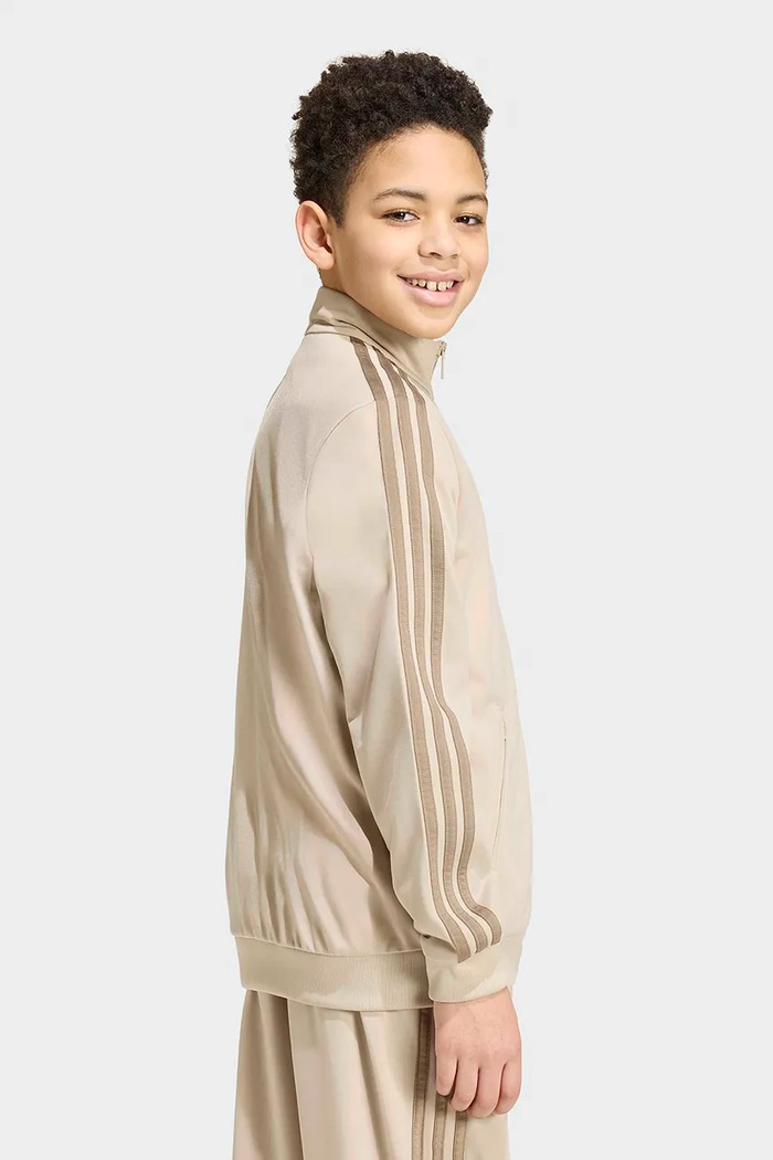 adidas Originals mikina na zips detská HZ6646 béžová