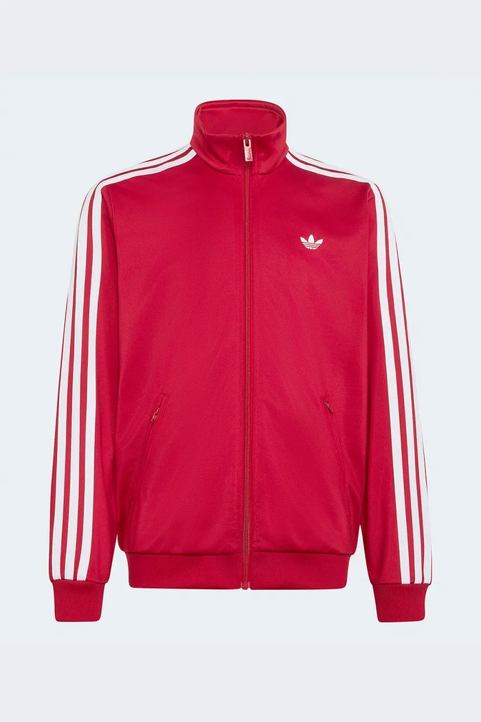 adidas Originals кофта, яка розстібається дитяча HZ6647 червоний AW26