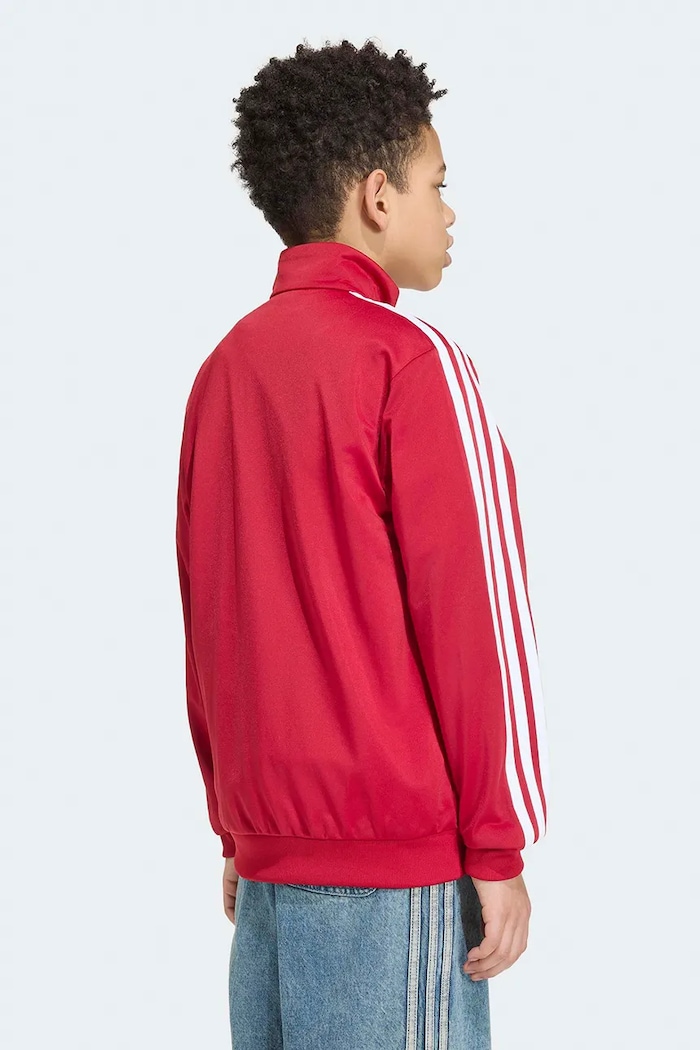 adidas Originals кофта, яка розстібається дитяча HZ6647 червоний