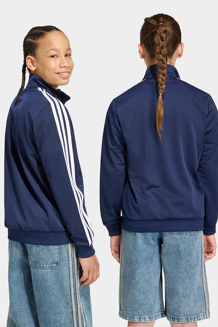 Κοριτσίστικα adidas Originals μπλούζα με κουμπιά παιδική HZ6648 σκούρο μπλε