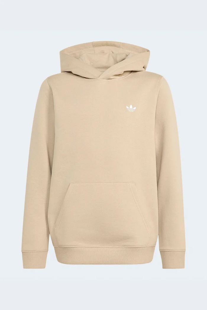 adidas Originals mikina s kapucňou detská s bavlnou KR0881 béžová AW26