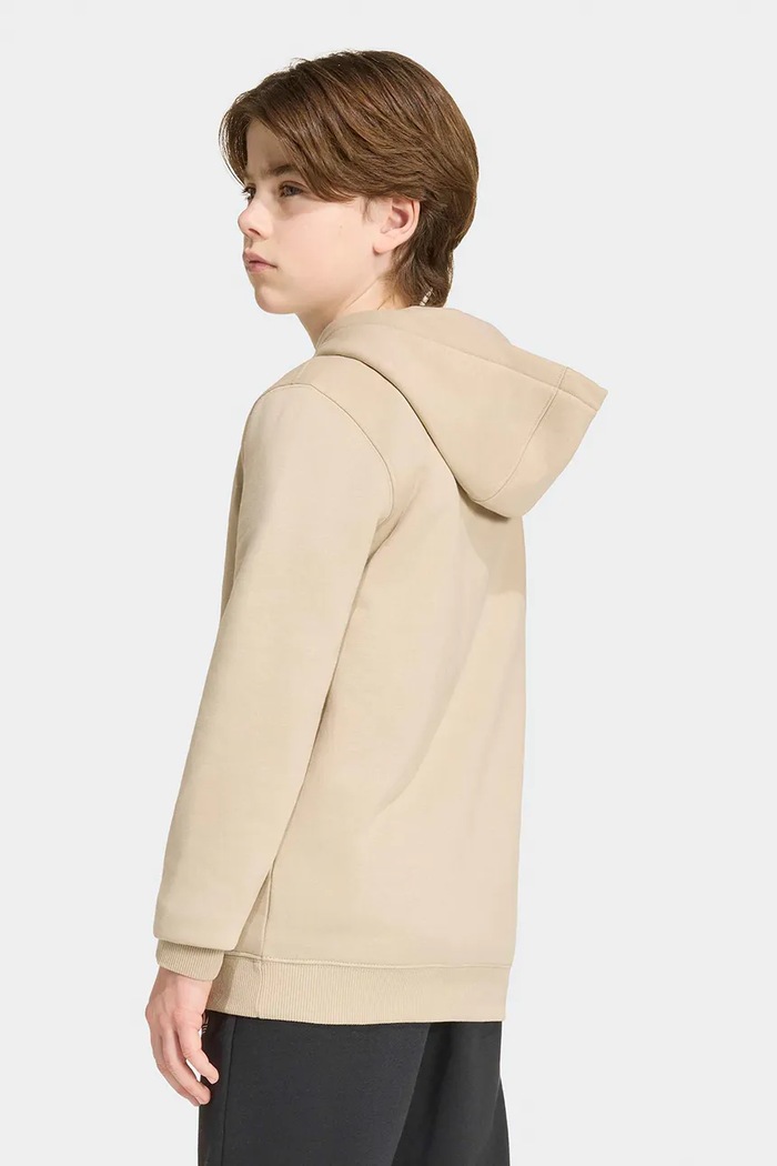 adidas Originals mikina s kapucňou detská s bavlnou KR0881 béžová