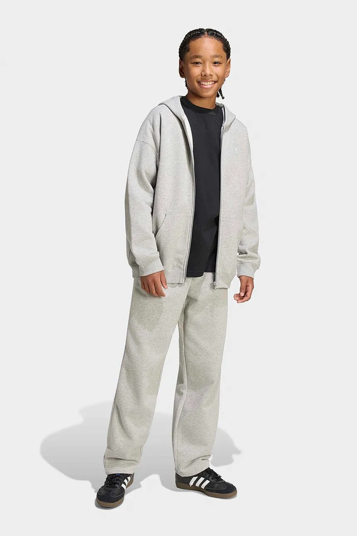 adidas Originals bluza rozpinana z kapturem dziecięca z bawełną KQ8437