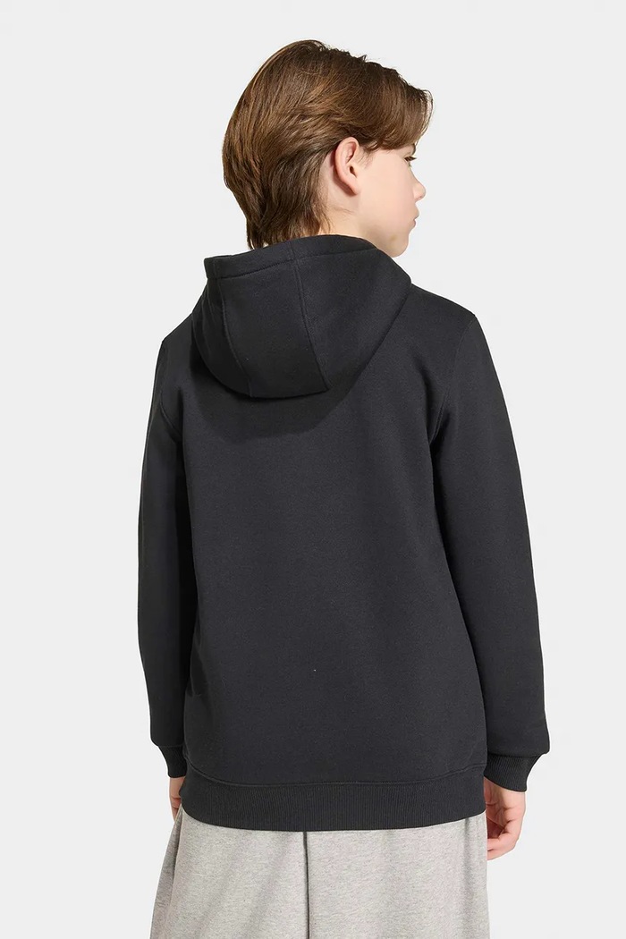 Bluza z kapturem dziecięca z bawełną adidas Originals czarny KR0879