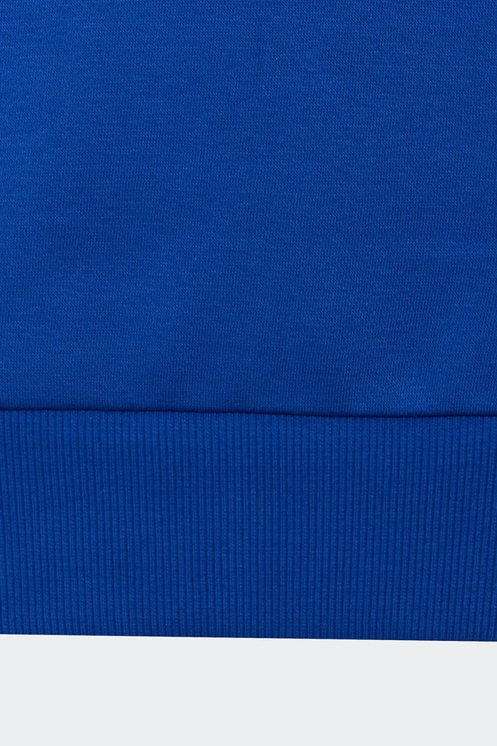 adidas μπλούζα με κουκούλα παιδική με βαμβάκι KT3381 μπλε