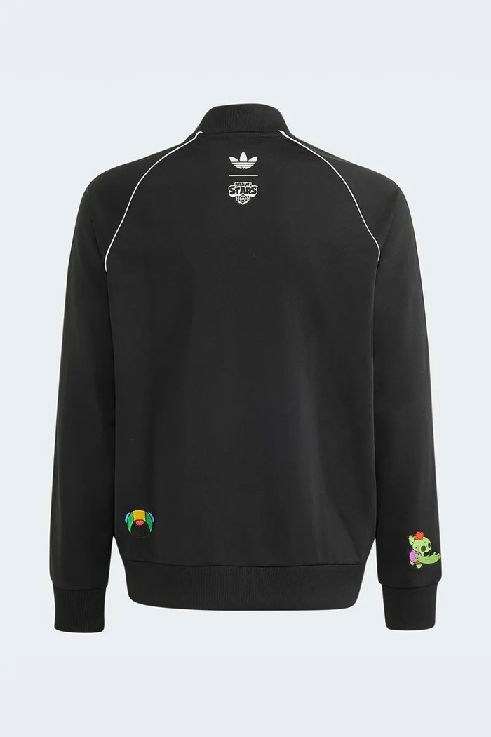 adidas Originals μπλούζα με κουμπιά παιδική KT4404 μαύρο AW26