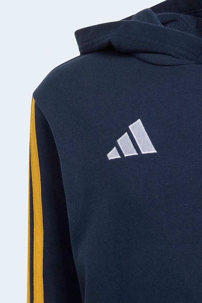 adidas Performance mikina s kapucňou detská s bavlnou REAL MADRID tmavomodrá KG5365
