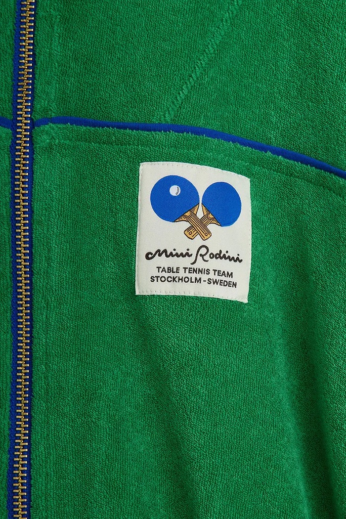 Mini Rodini μπλούζα παιδική βαμβακερή Table tennis πράσινο 26620139