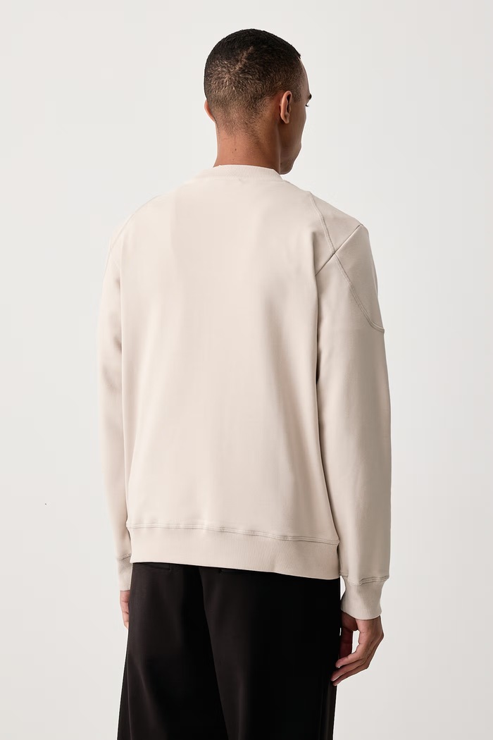 Odzież Iceberg Bluza męska bawełniana E031.6317 beżowy