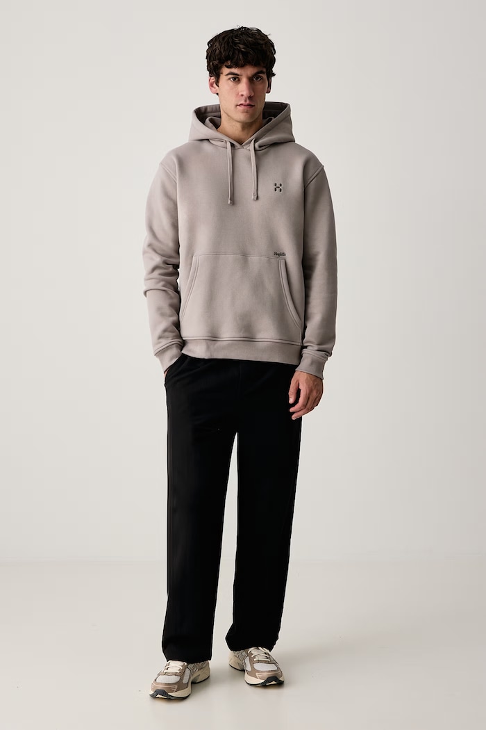 Haglöfs Bluza z kapturem męska z bawełną 608164 szary AW26