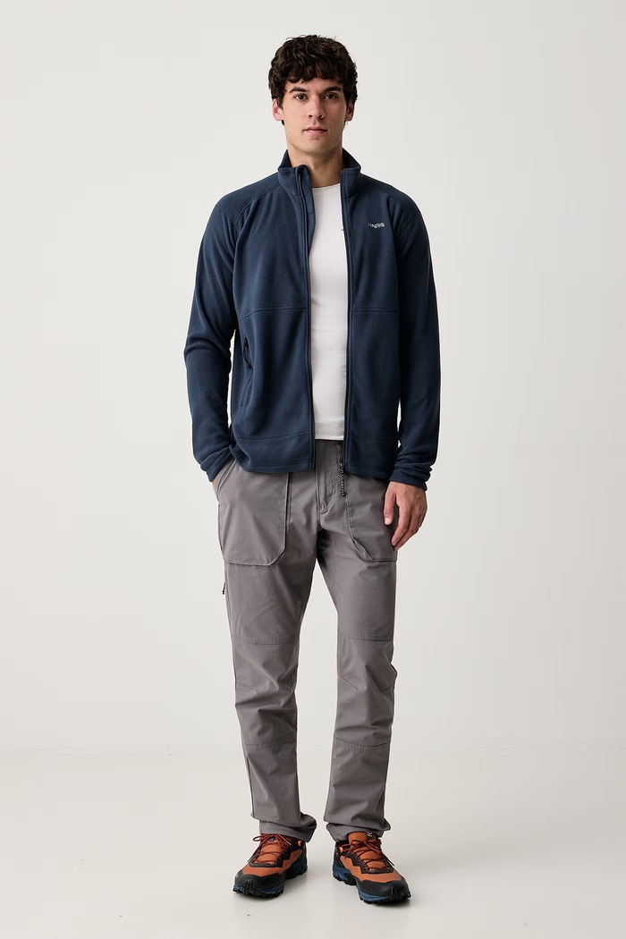 Haglöfs Bluza rozpinana męska polarowa Buteo Mid II 608351 granatowy AW26