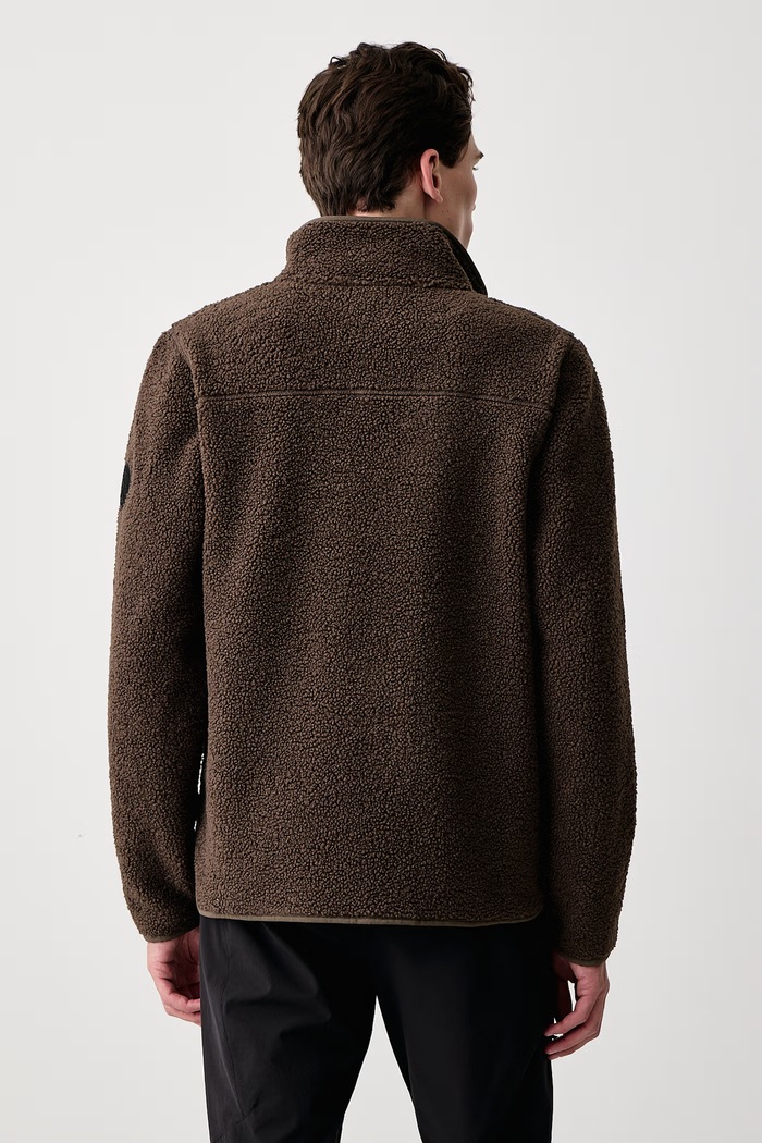 Odzież Didriksons Bluza rozpinana męska polarowa PETER 506361 zielony