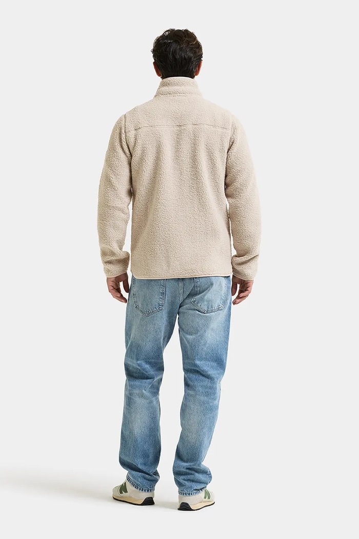 Odzież Didriksons Bluza rozpinana męska polarowa PETER 506361 beżowy
