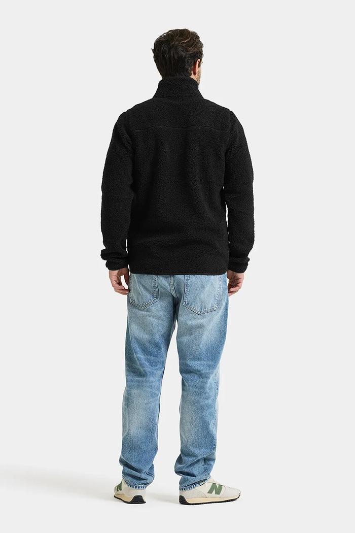Odzież Didriksons Bluza rozpinana męska polarowa PETER 506361 czarny
